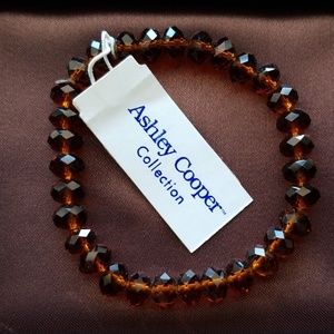 Brown stretch bracelet